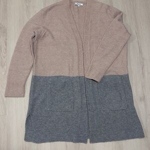 Madewell Kent Colorblock Wool Alpaca Blend Cardigan Small